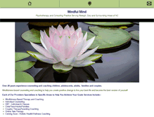 Tablet Screenshot of mindfulmind.com